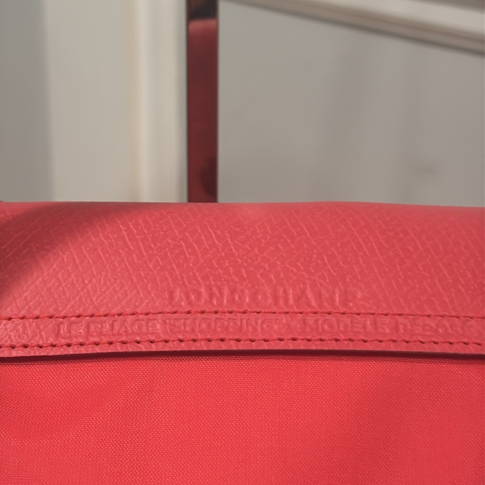 Longchamp Bag Large Coral Le Tote Bag - Picture 11 of 17